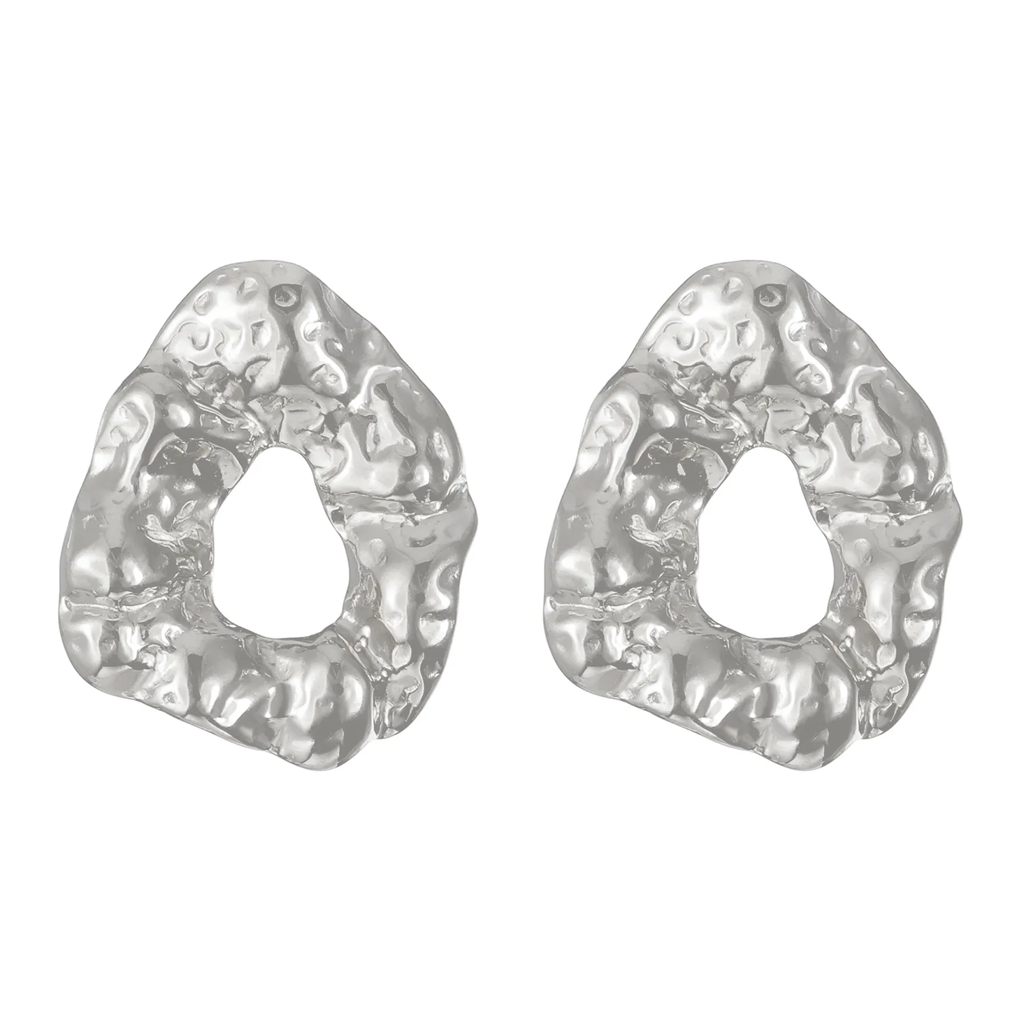 Pendientes Vintage Acero Titanio Chapado en Oro
